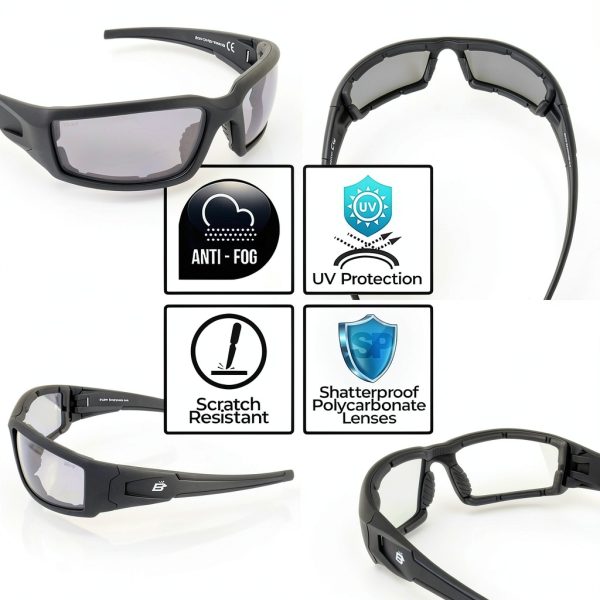 Birdz Photochromic Powersports Sunglasses Unisex-3