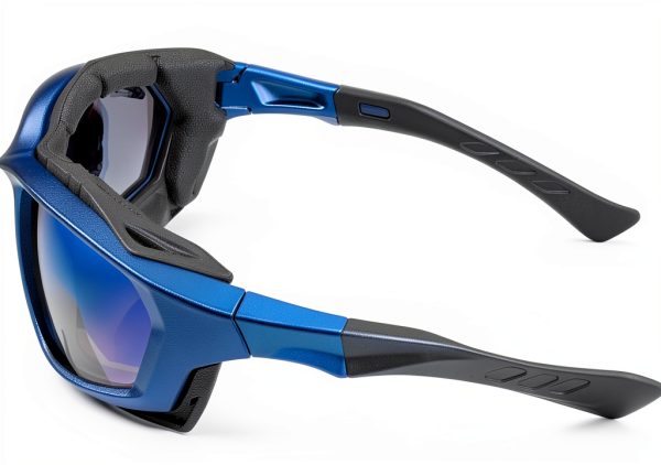Indian Motorcycle Unisex Sunglasses Blue Frame-3