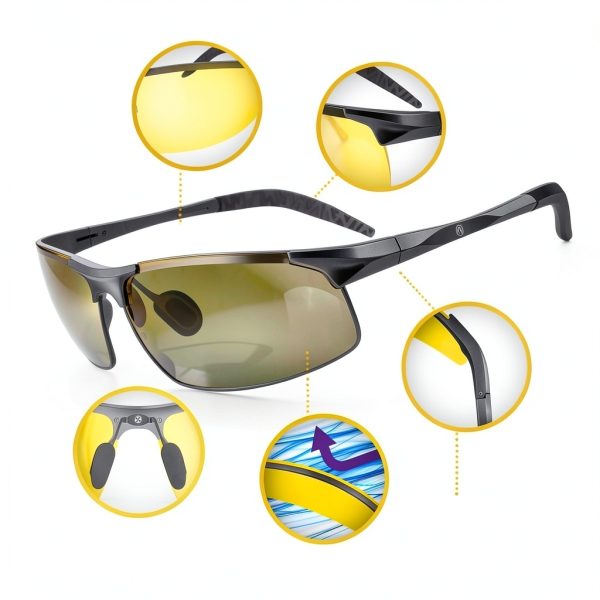 Knight Visor Night Driving Glasses for Men Women-4