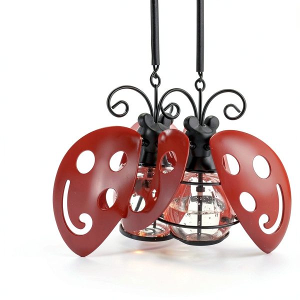 Lady Bug Solar Hanging Lantern YA-DWD-104 1Pack Waterproof Garden-4